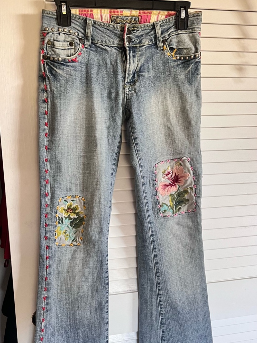 Y2K low rise flare jeans